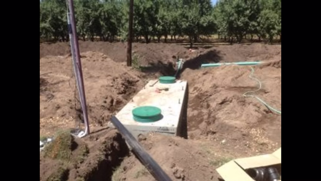 Septic system install