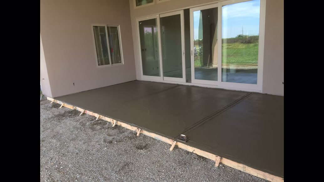 Concrete slab in Chico